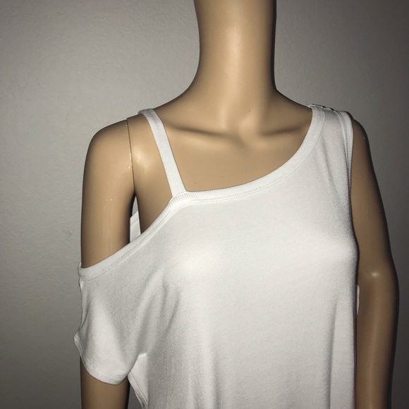 Vimmia Serenity Off Shoulder Slit Oversized Top - Picture 7 of 8